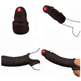 8inches Black Best Realistic Silicone Condom