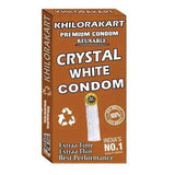 WR New Reusable Transparent Enlargement Extension Condom