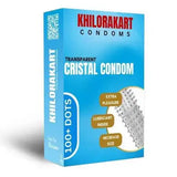 Transparent Dotted Reusable Condom – Ultra-Clear, Textured & Eco-Friendly