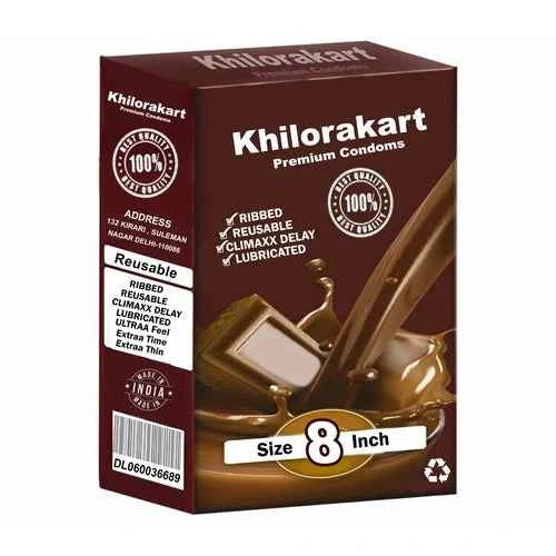 Khilorakart XL8inch Soft Washable Silicone Condom