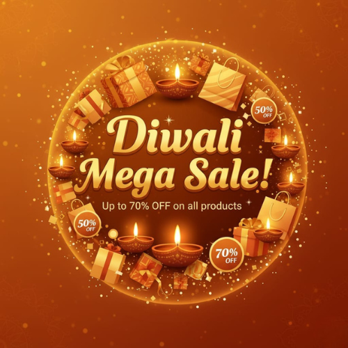 Diwali Mega Sale promotional Creative