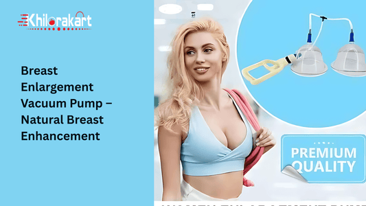Breast Enlargement Vacuum Pump for Natural Breast Enhancement – premium quality device for fuller and firmer breasts, available at Khilorakart."