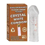 Crystal Reusable Extra dotted condoms  Silicone Washable Condom