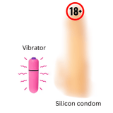 Vibrating Delayed Ejaculation Reusable Condoms Dildo Vibrator Penis