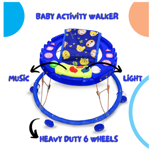 Musical Activity Walker  (Blue)