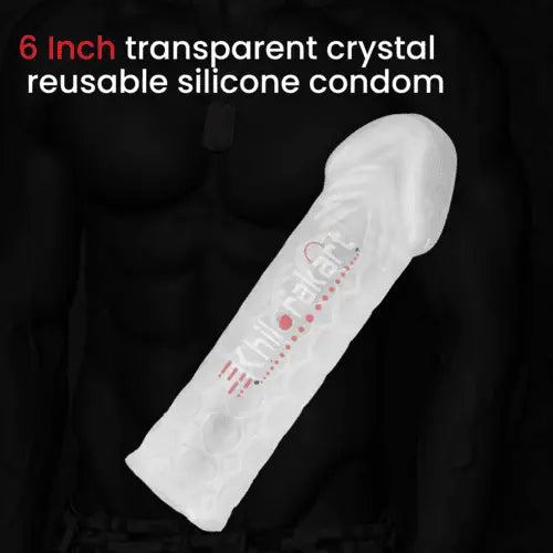 Khilorakart Reusable Transparent Crystal Condom