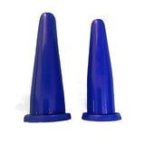 PVC Anal Dilator Blue Color Post-surgery anal dilator Pack of 2 (Large & Small)