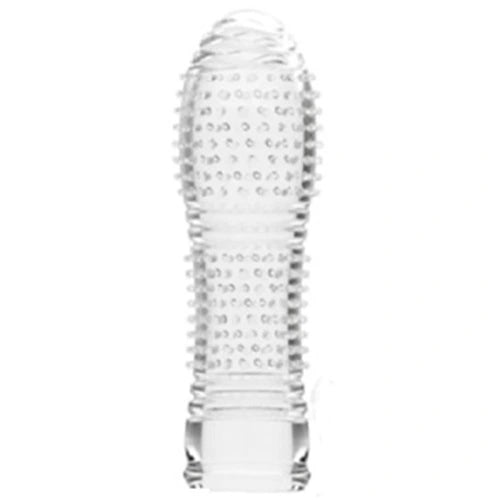 Reusable Transparent Crystal Dotted Condom