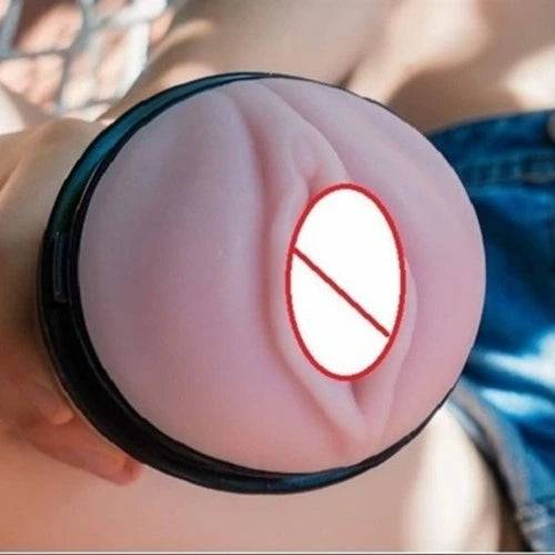 Artificial masturbation cup realistic vibrating pussy masturbator for man