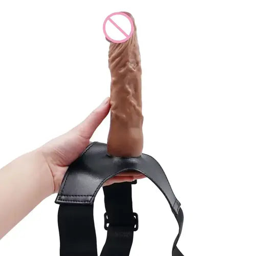 Khilorakart 7inches Belt Chocolate Dildo Condom