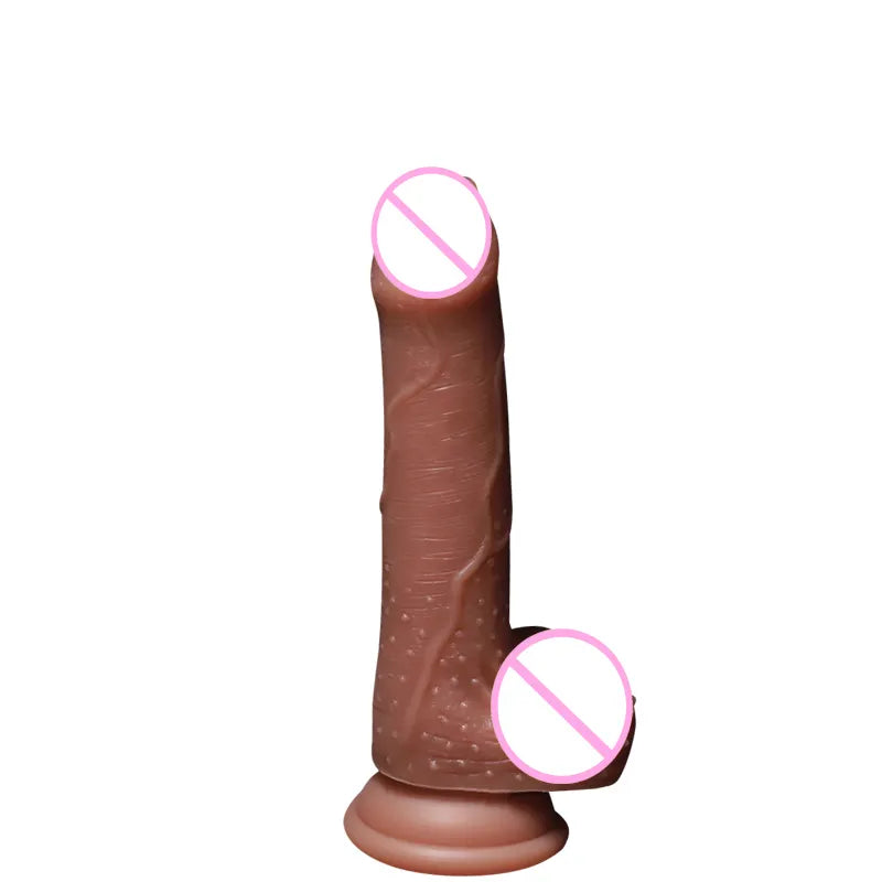 On Anal Dildo Multi-Color Liquid Silicone Sex Toy