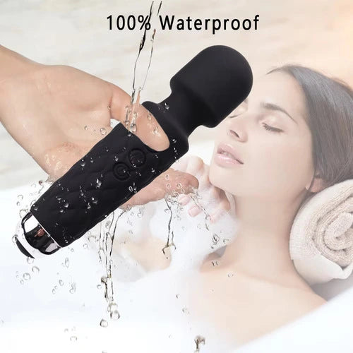 Full Body Massager With Vibration Patterns And 8 Types Of Variable Speeds -Black