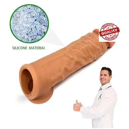 Silicone  Enlargement Extender Condoms for Men Penis Sleeve