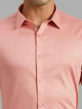Men's Everday Regular Fit Solid Shirt Cotton Rich Pocketing