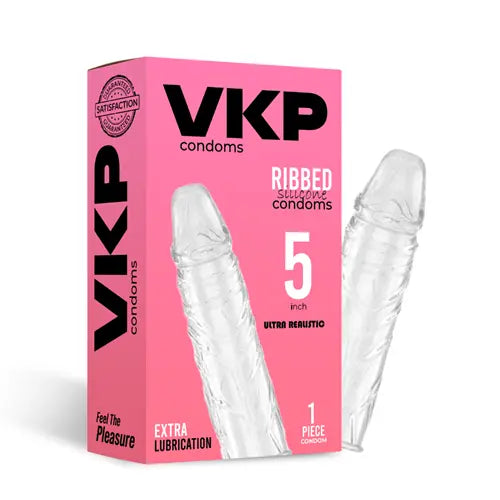 VKPTransparent Silicone Reusable Condom