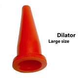 PVC Anal Dilator Red Color Rectal Medical Device Post-surgery anal dilator | Pack of 3